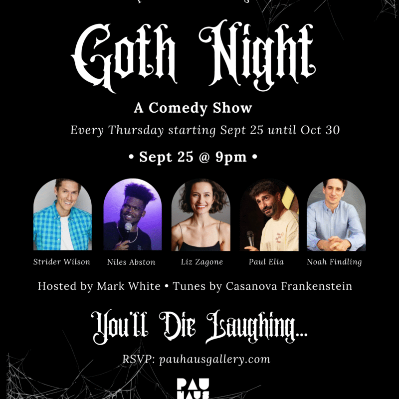 Black Purple Gothic Floral Halloween Party Flyer